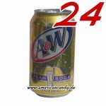 24x A&W Cream Soda Vanilla incl. Pfand