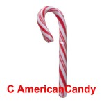 KN�LLER  50x Spangler Mini Candy Canes Peppermint