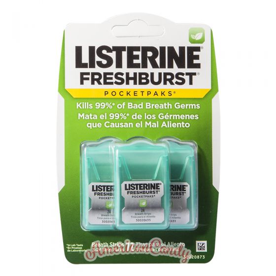 Listerine 3er Pocket Paks "Fresh Burst"