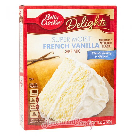 Betty Crocker Super Moist French Vanilla Cake Mix