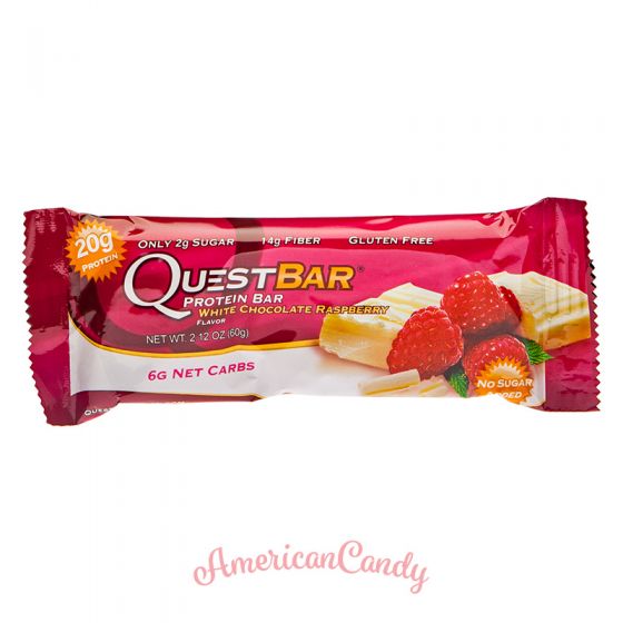 QuestBar Protein Bar White Chocolate Raspberry