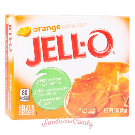 Jell-O Instant Pudding Gelatin Dessert Orange