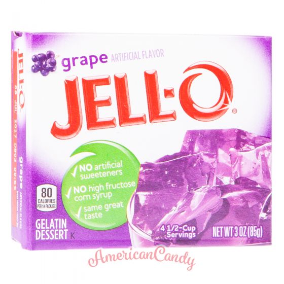 Jell-O Instant Pudding Gelatin Dessert Grape