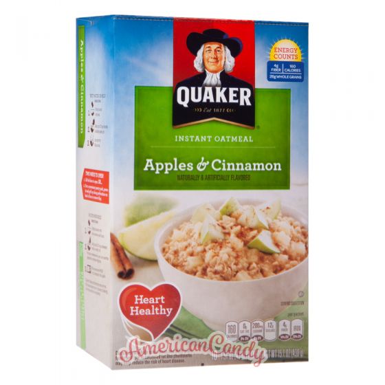 Quaker Instant Oatmeal Apples & Cinnamon 344g