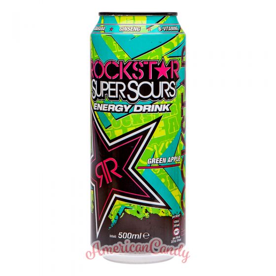 Rockstar Super Sours Green Apple Energy Drink