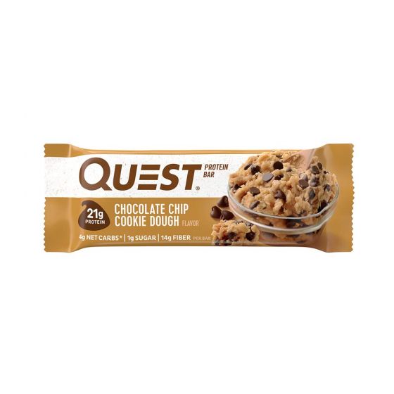 QuestBar Protein Bar chocolate chip cookie dough