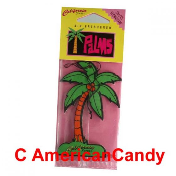 California Scents Hang Outs Lufterfrischer Palms Shasta Strawber