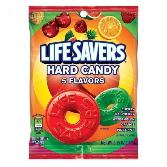 Lifesavers Hard Candy 5 Flavors 177g