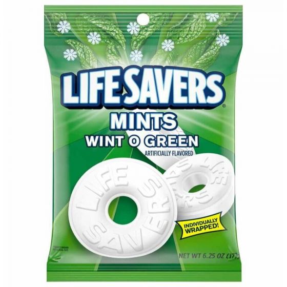 Lifesavers Mints Wint-O-Green / Wintergreen 177g