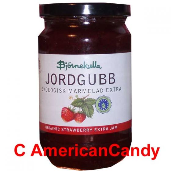 Swedish Organic Strawberry Extra Jam 400g