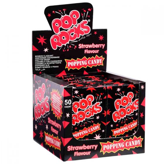 Pop Rocks Popping Candy Strawberry Big Pack 50er