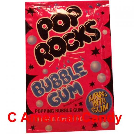 Pop Rocks Popping Bubblegum