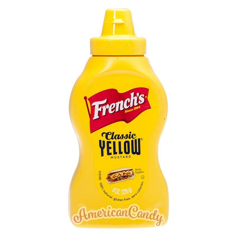French's Classic Yellow Mustard 226g Americancandy
