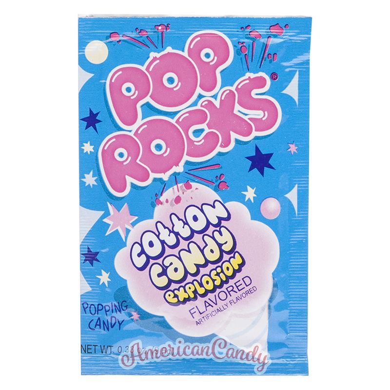Pop Rocks Popping Candy Cotton Candy Explosion Limited Americancandy