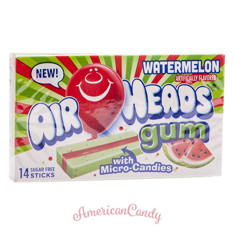 Air Heads Watermelon Gum 14er Americancandy