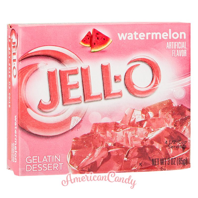 JellO Instant Pudding Gelatin Dessert Watermelon Americancandy
