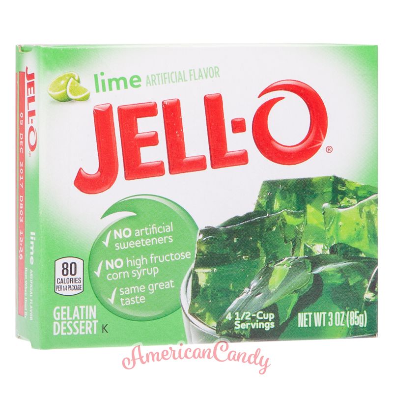 JellO Instant Pudding Gelatin Dessert Lime Americancandy