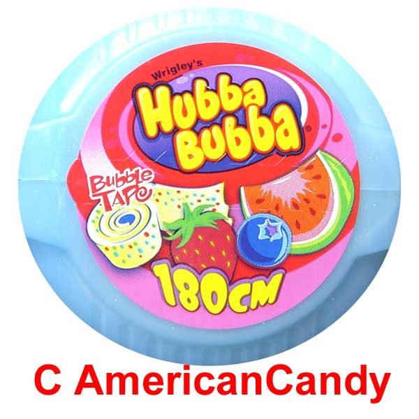 Hubba Bubba Bubble Tape Tape Triple Mix Erdbeere Blaubeere Wasse Americancandy