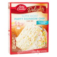 Betty Crocker Super Moist Party Rainbow Chip Cake Mix 432g