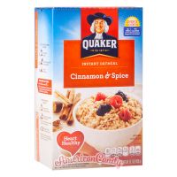 Quaker Instant Oatmeal Cinnamon & Spice 430g