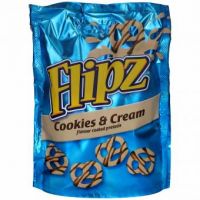 Flipz Cookies & Cream covered Pretzels