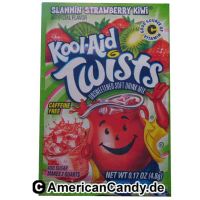 Kool Aid Twists Slammin' Strawberry Kiwi