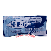Military Stay Alert Caffeine Chewing Gum Arctic Mint