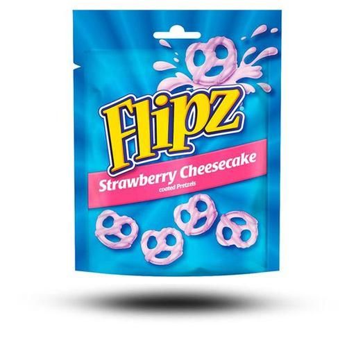 Flipz Strawberry Cheesecake covered Pretzels