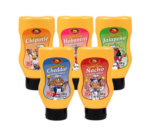 KNÜLLER  4x Squeeze Cheese Nachosaucen Mix